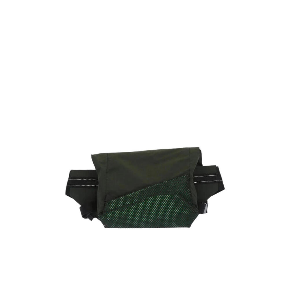 Bottega Veneta Mesh Detail Green Nylon Belt Bag